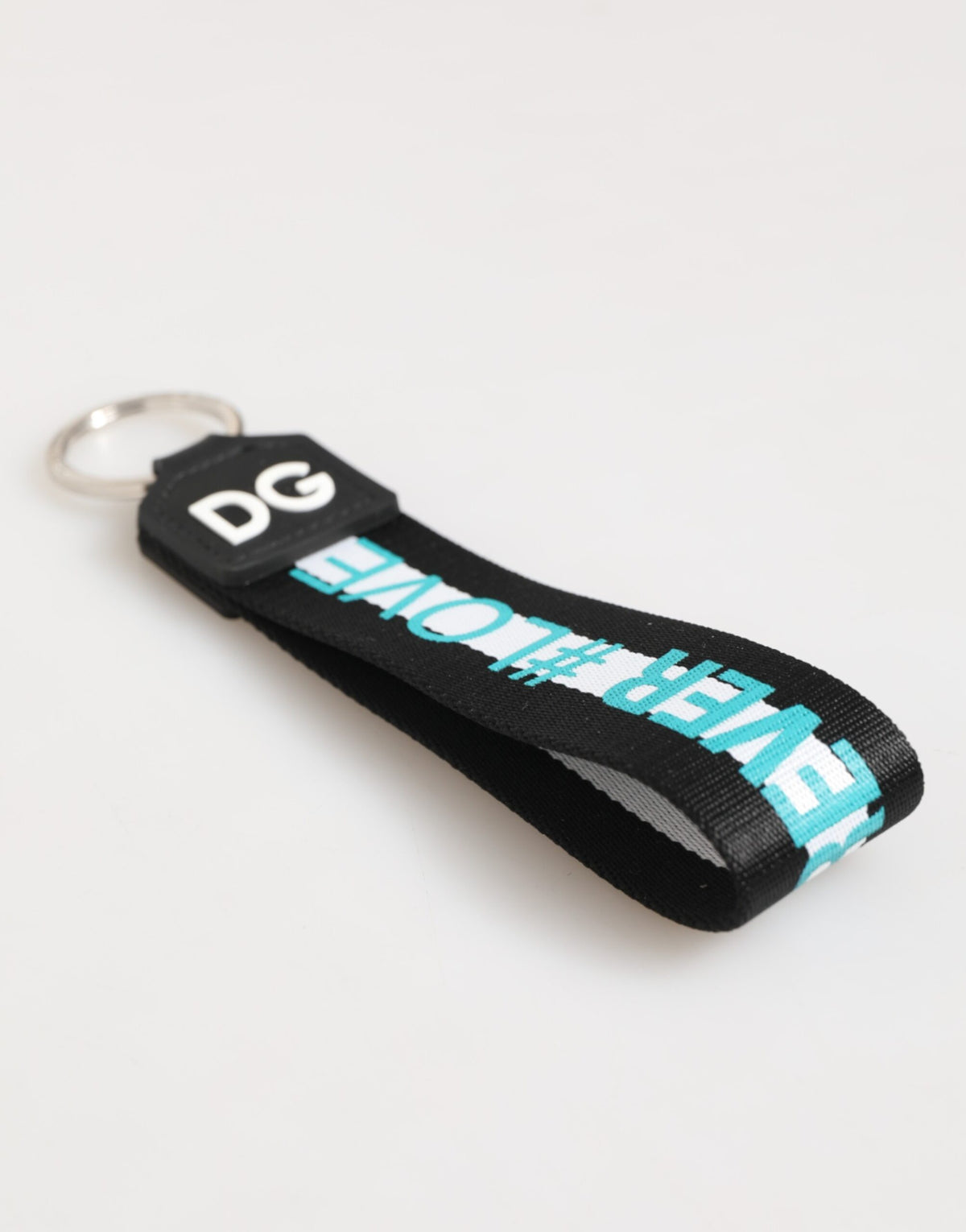 Dolce & Gabbana Multicolor Logo Brass Holder Keychain Keyring
