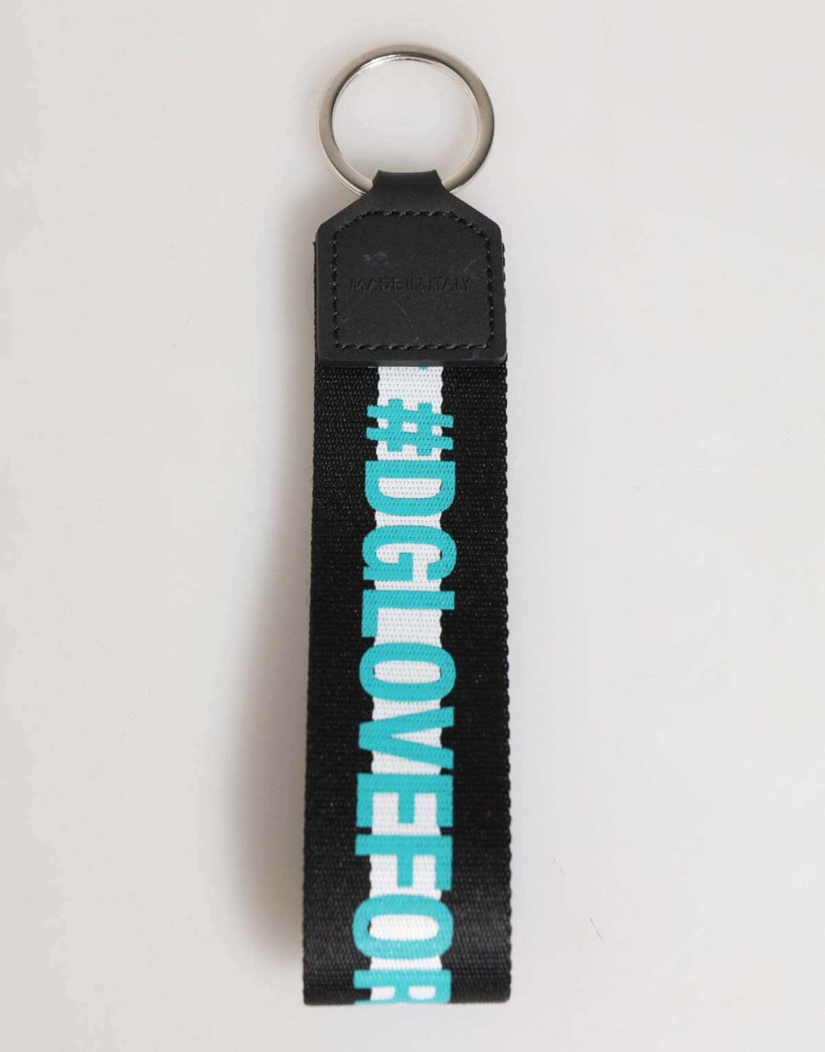 Dolce & Gabbana Multicolor Logo Brass Holder Keychain Keyring
