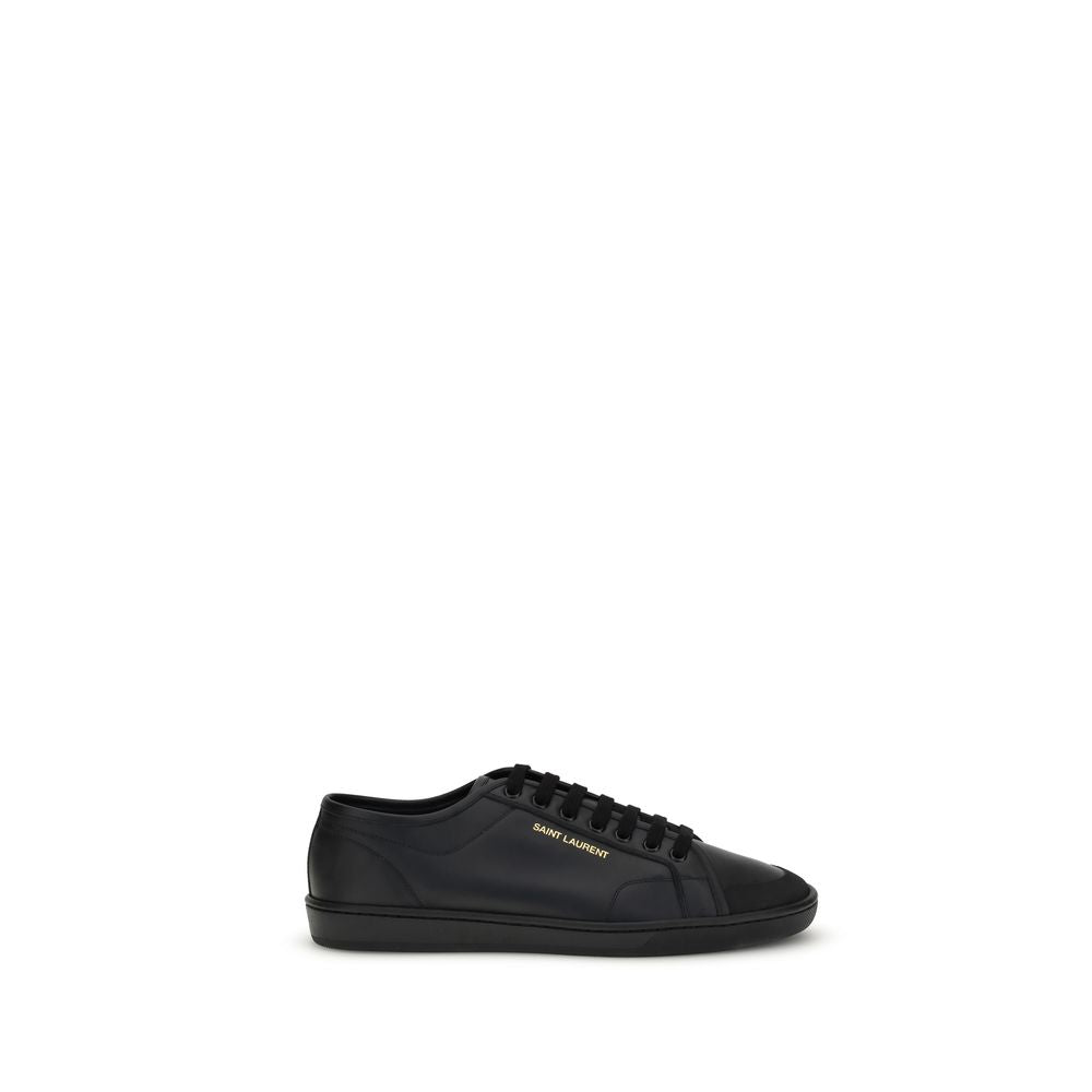 Saint Laurent Black Leather Sneakers
