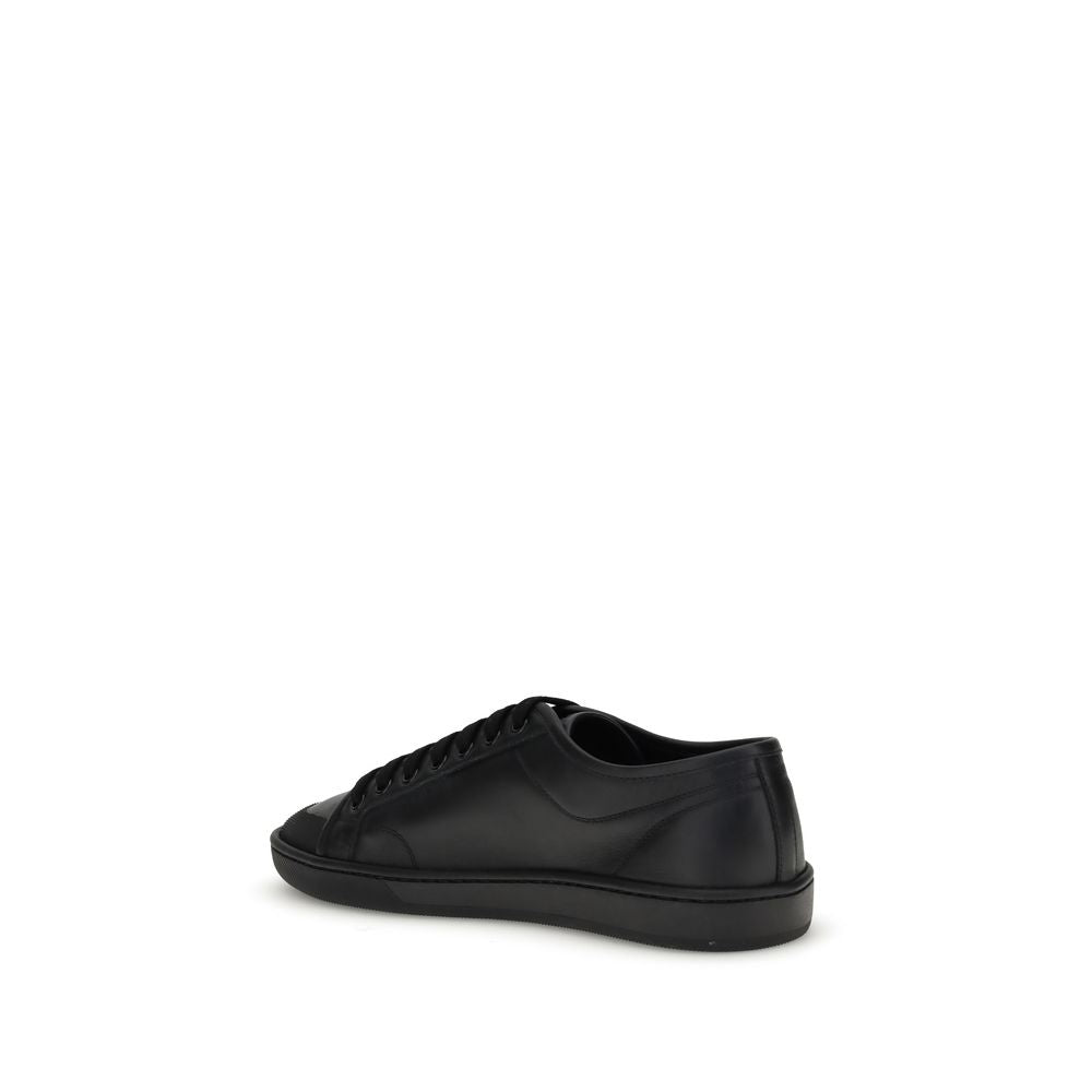 Saint Laurent Black Leather Sneakers