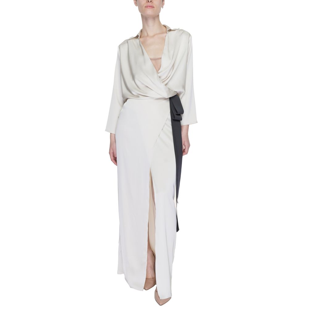 Sandro Ferrone Beige Long Dress