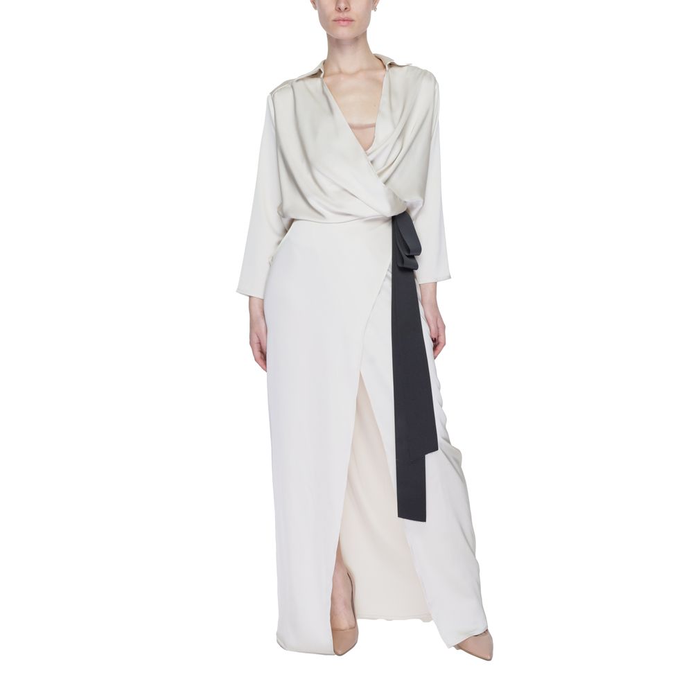 Sandro Ferrone Beige Long Dress