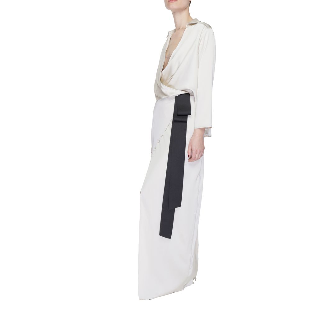 Sandro Ferrone Beige Long Dress