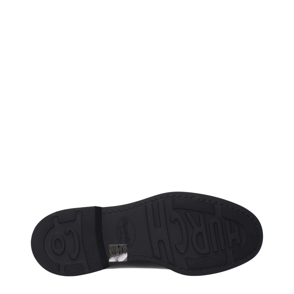 Church's Black Leather Oxfords And Derbies