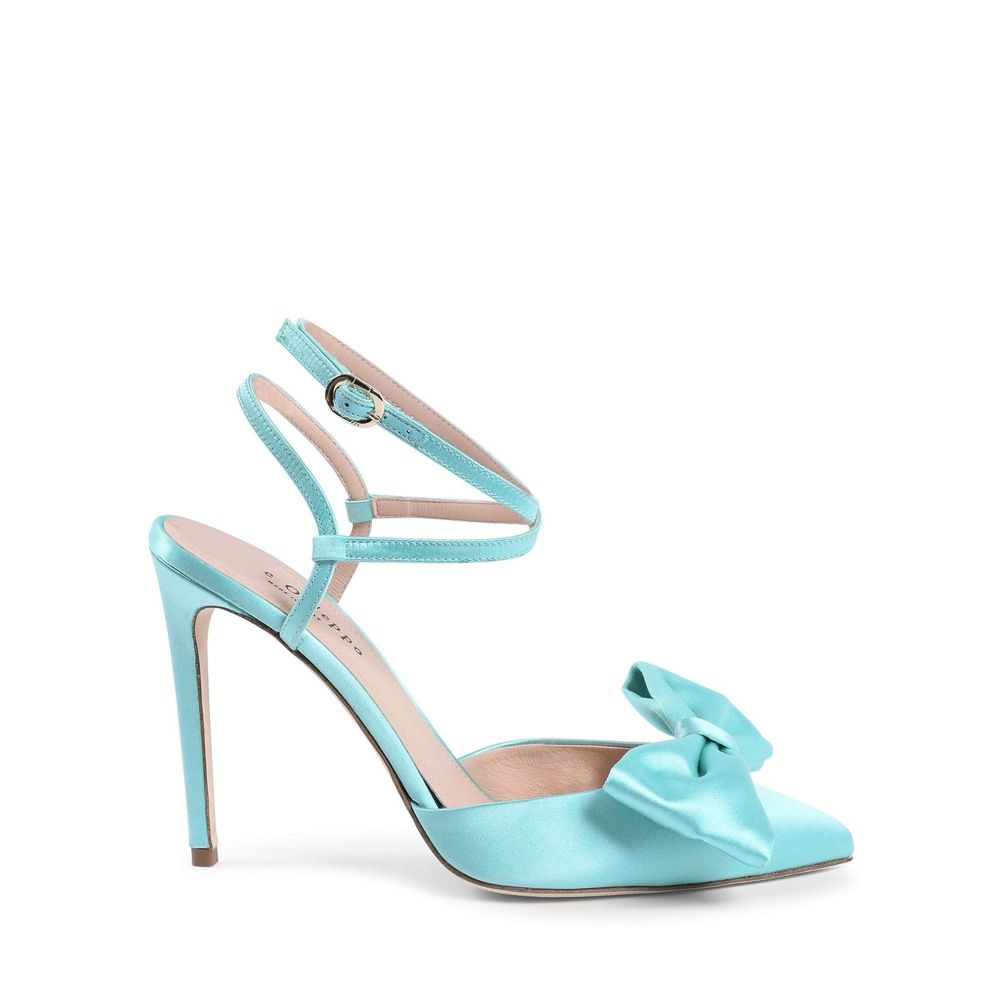 Dee Ocleppo Pink Satin Pumps