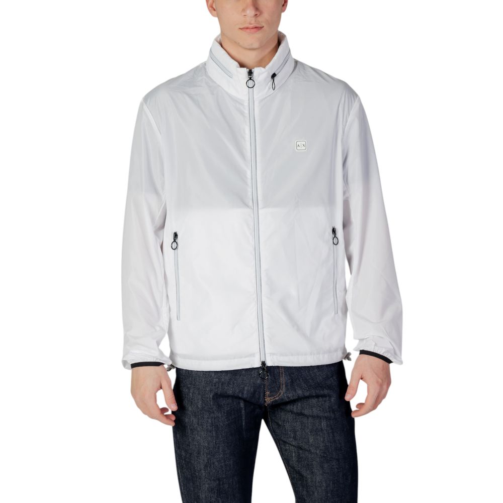 Armani Exchange White Shell Jacket
