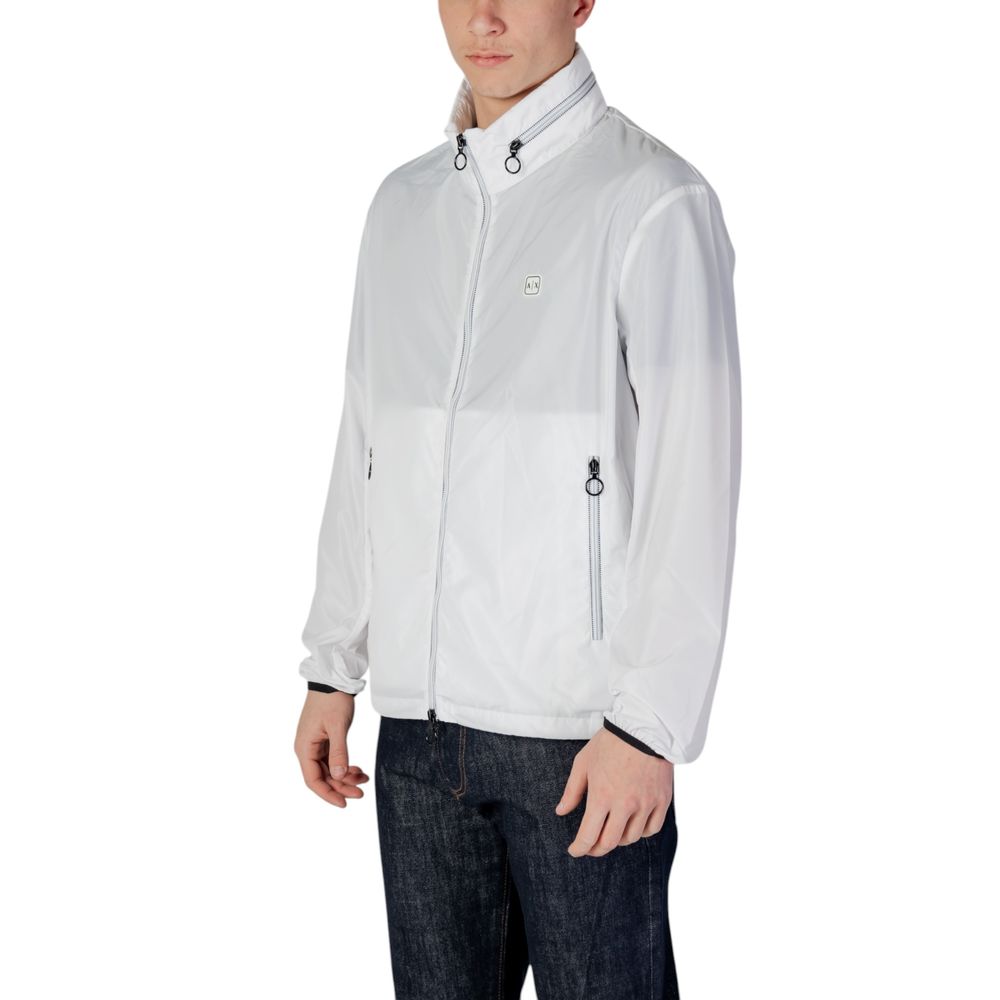 Armani Exchange White Shell Jacket