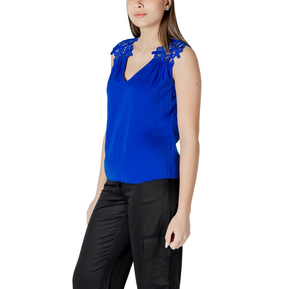 Morgan De Toi Blue Tank Tops