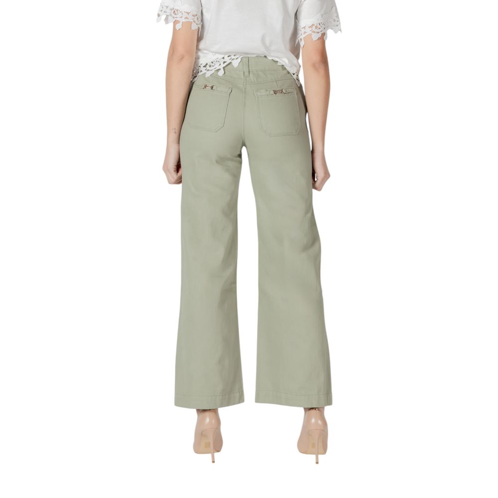 Morgan De Toi Bicolor Cotton Pants
