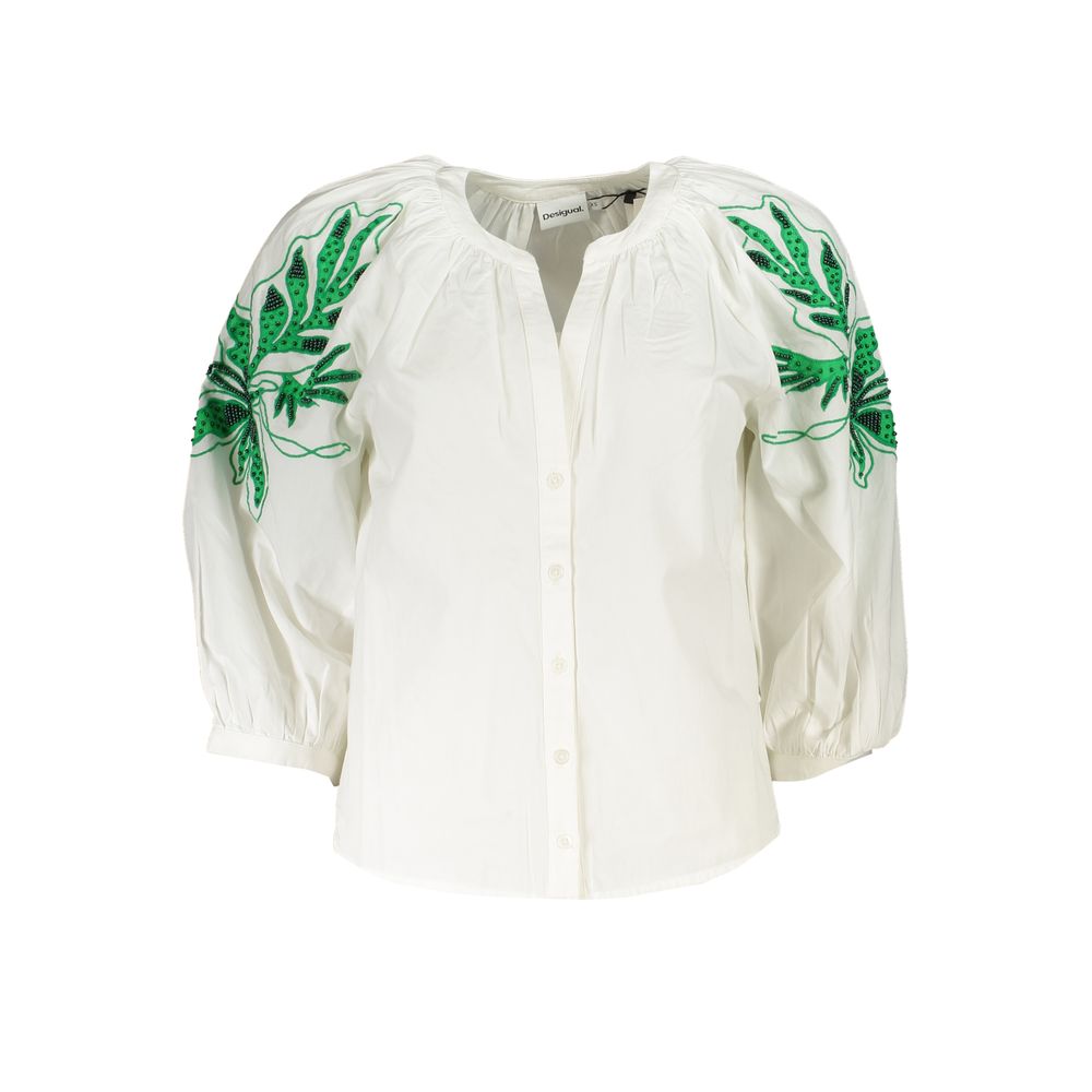 Desigual Bianco Women Shirt