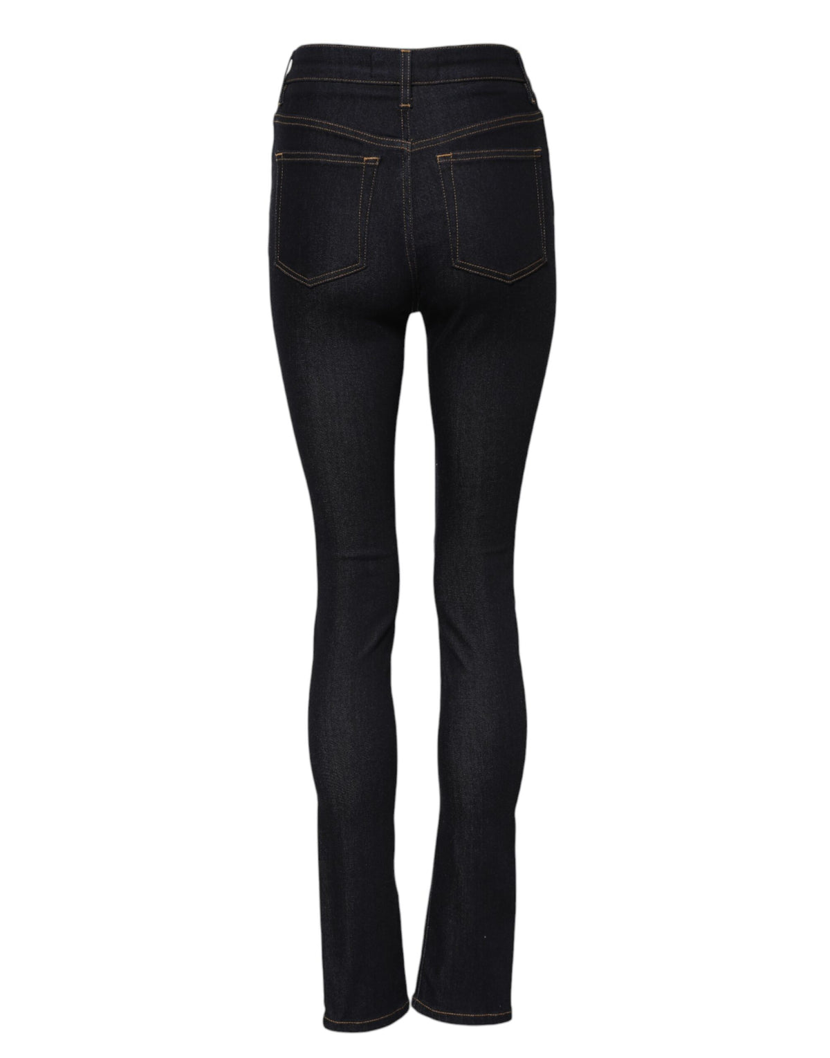 Dolce & Gabbana Blue Cotton High Waist Skinny Denim Jeans