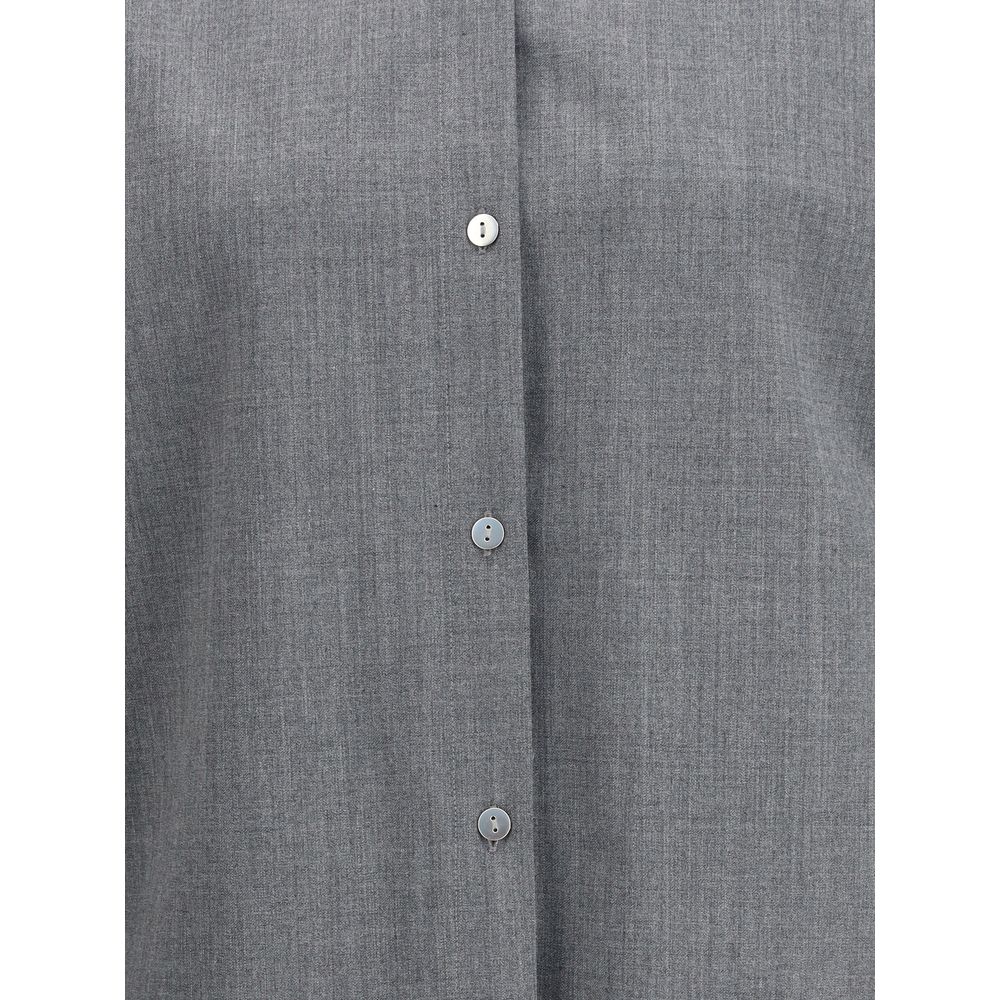 The Latest Gray Wool Shirt