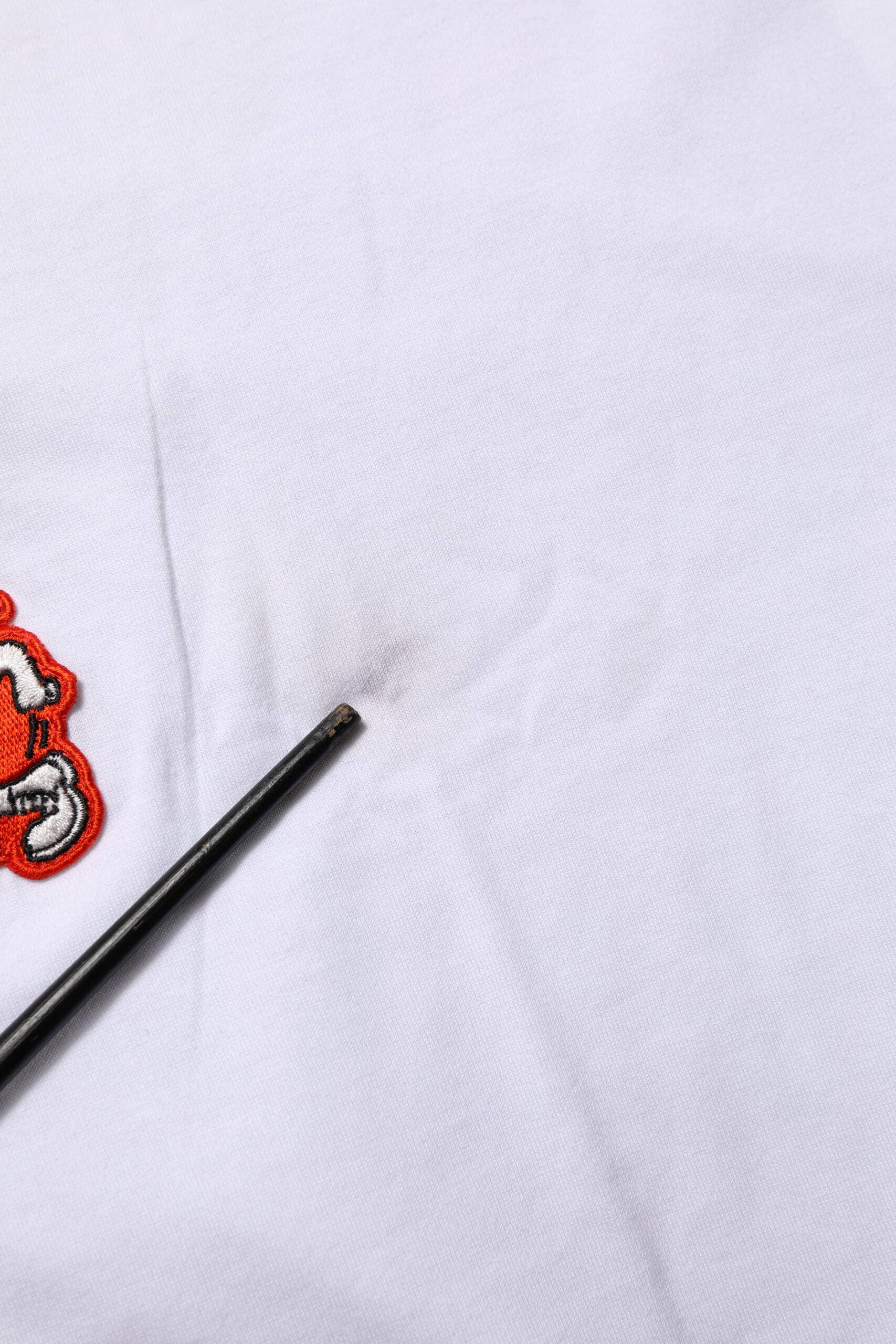 Pre-Owned Dolce & Gabbana White Cotton DG Love Patch Crew Neck T-shirt