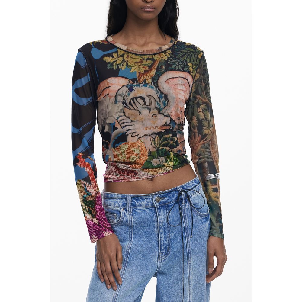 Desigual Black Women T-Shirt