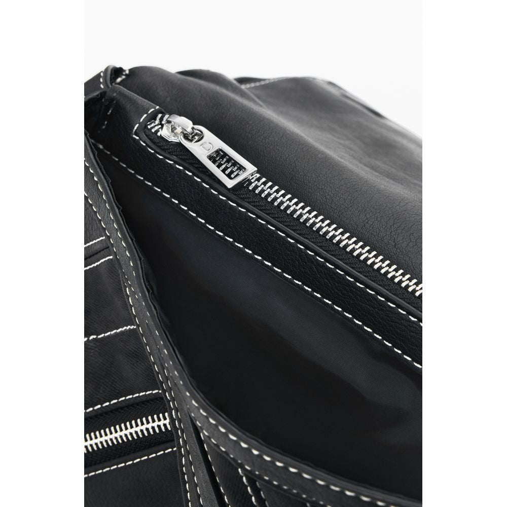 Desigual Black Women Backpack