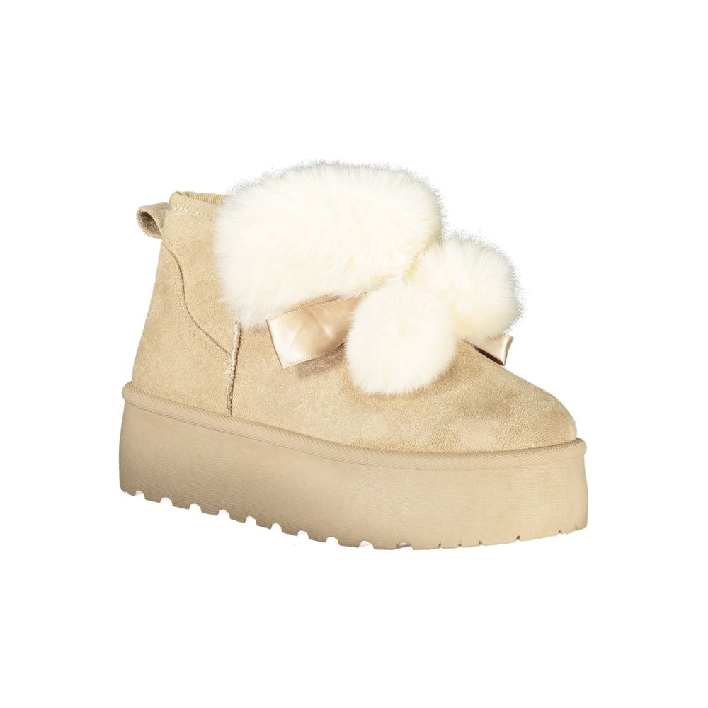 Laura Biagiotti Beige Women Ankle Boot