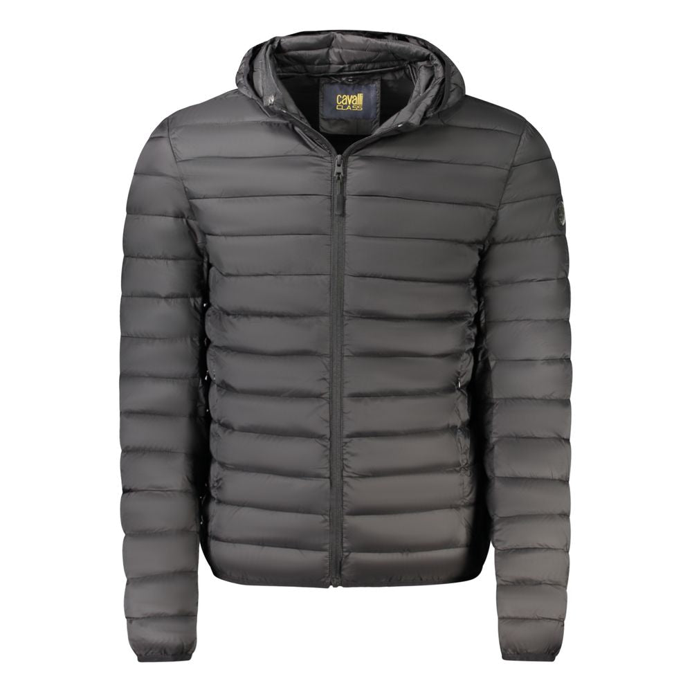Cavalli Class Black Men's Light Jacket