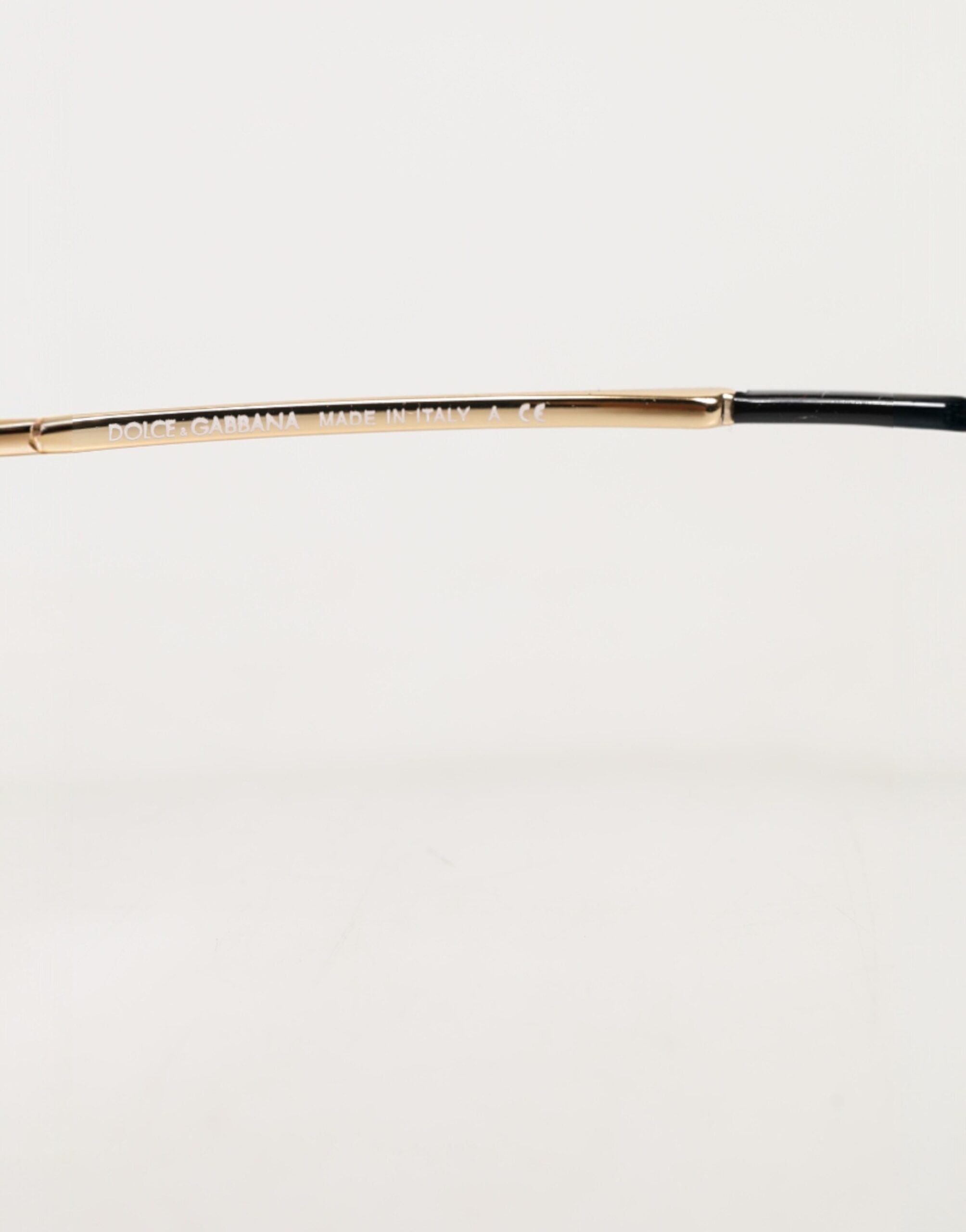 Dolce & Gabbana Black Acetate Cat Eye Frame Eyeglass Reading Glass
