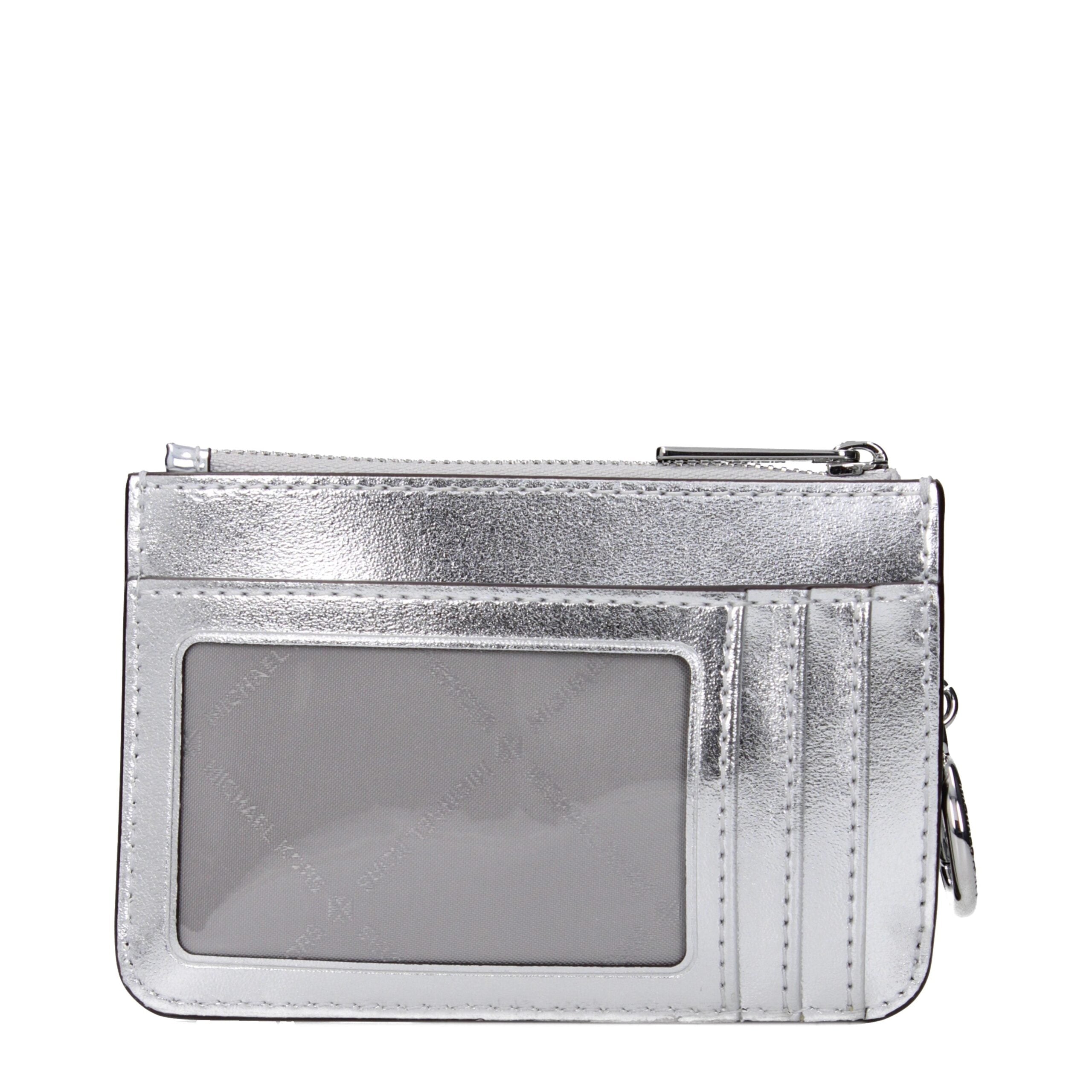 Michael Kors Patent Silver Leather Coin Purse