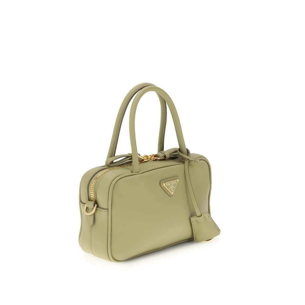 Prada Bicolor Leather Handbag