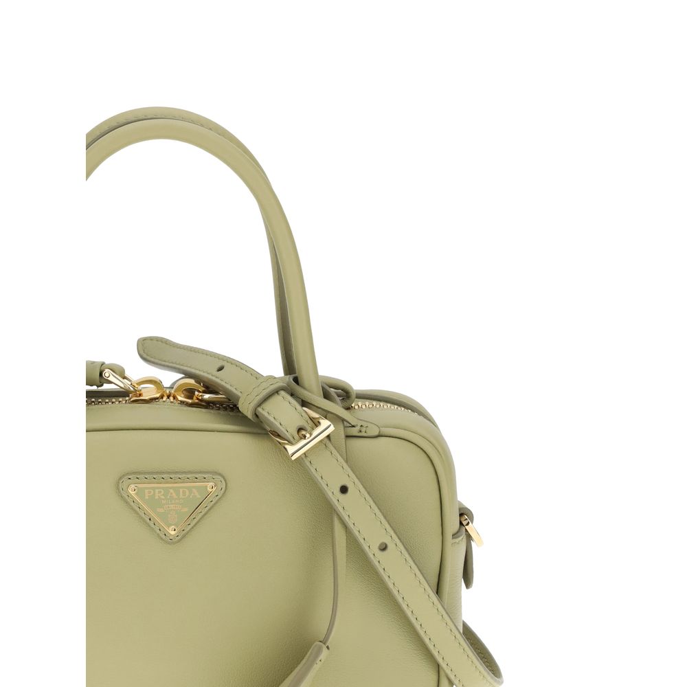 Prada Bicolor Leather Handbag