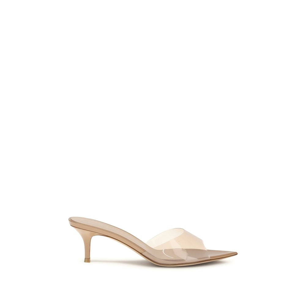 Gianvito Rossi Beige Stiletto Heel Sandals