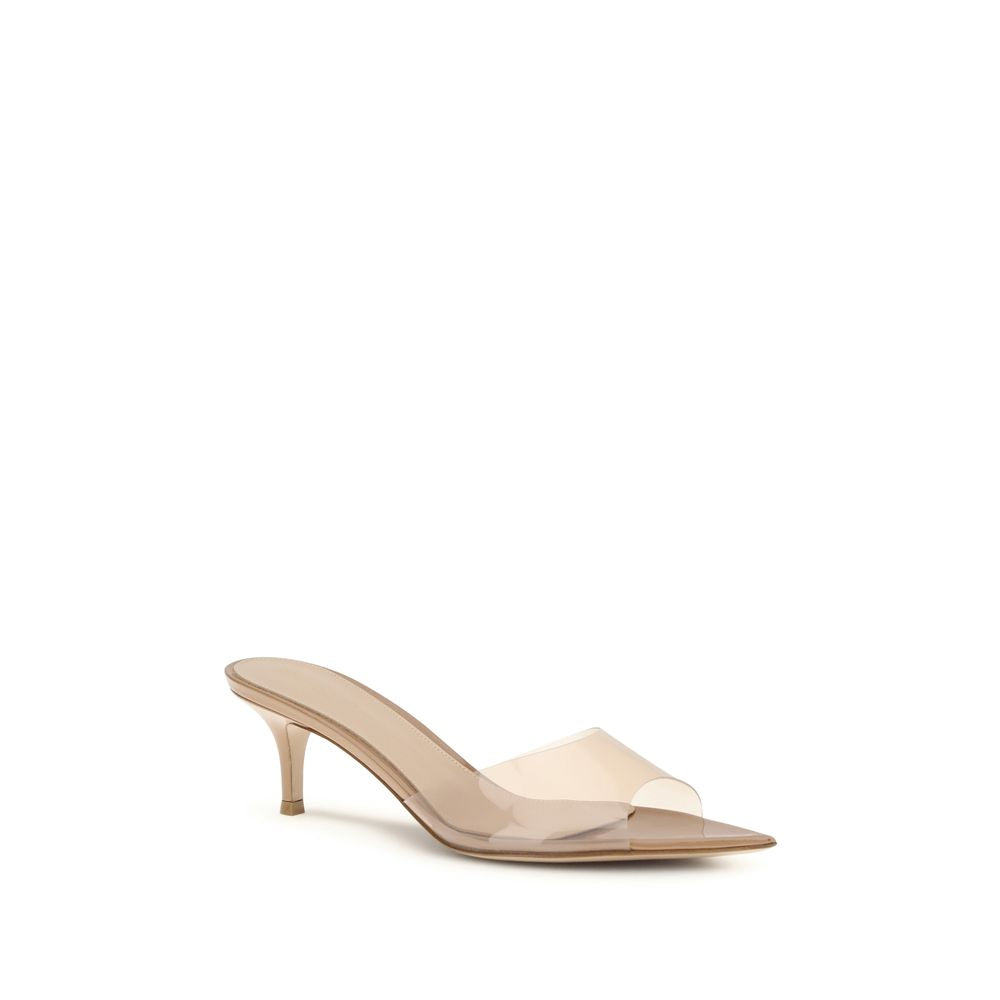 Gianvito Rossi Beige Stiletto Heel Sandals