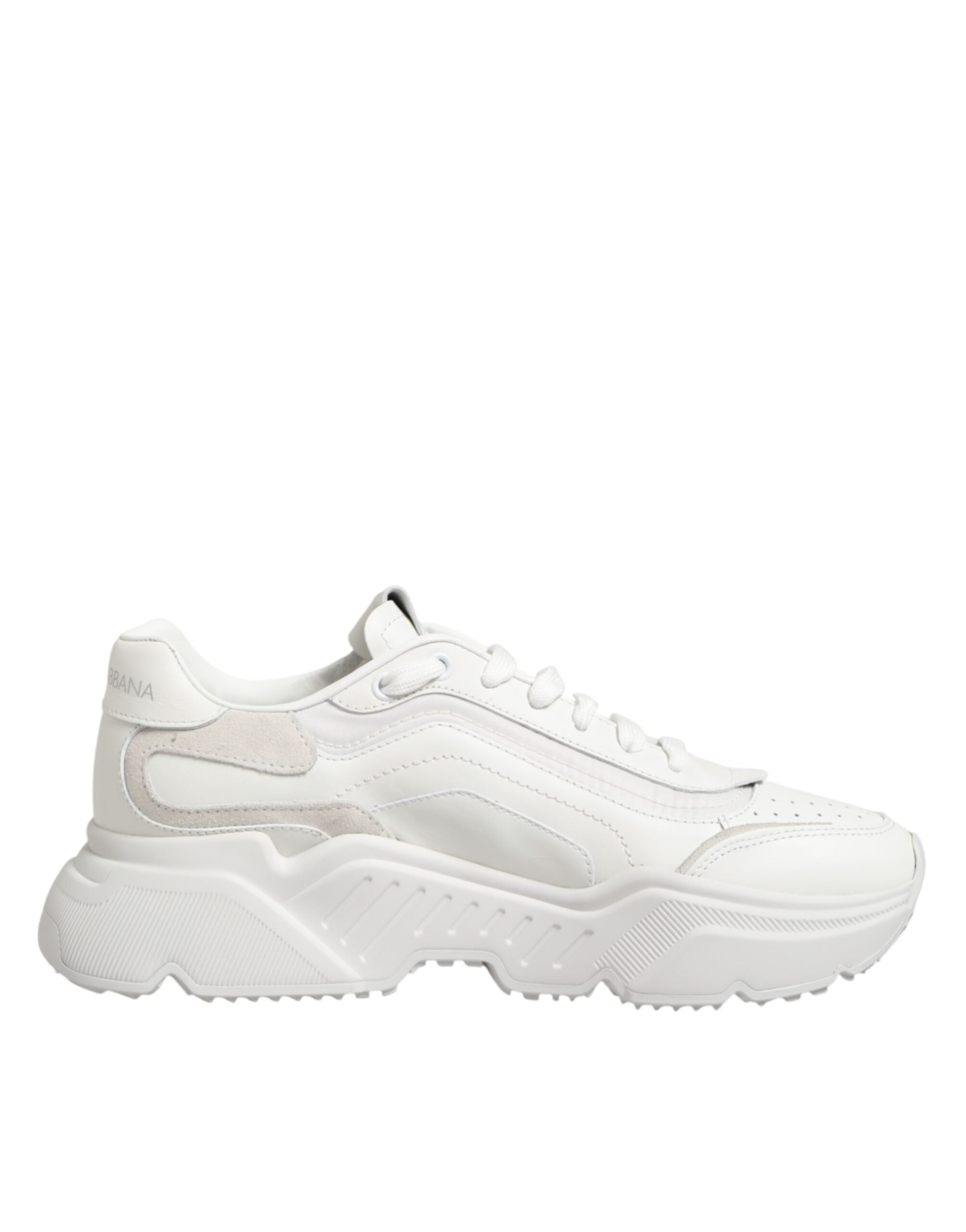 Pre-Owned Dolce & Gabbana White Leather Daymaster Low Top Sneakers Shoes