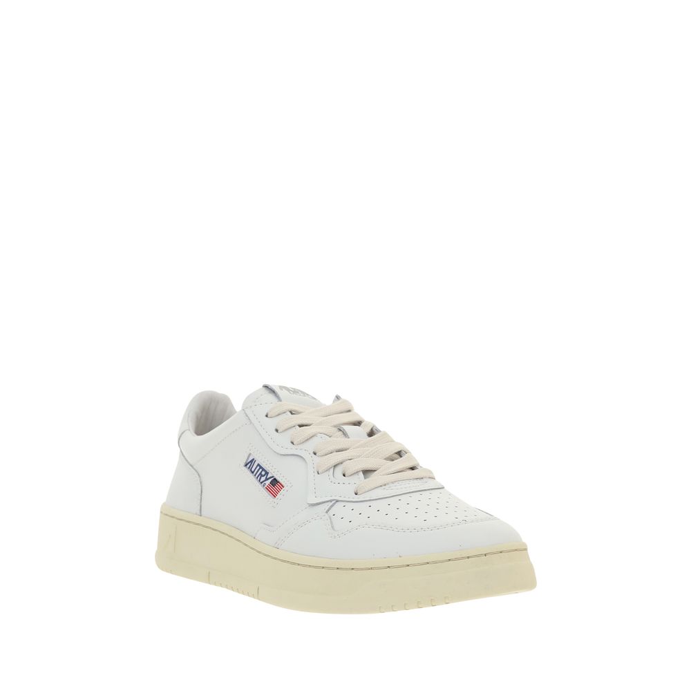 Autry White Leather Sneakers
