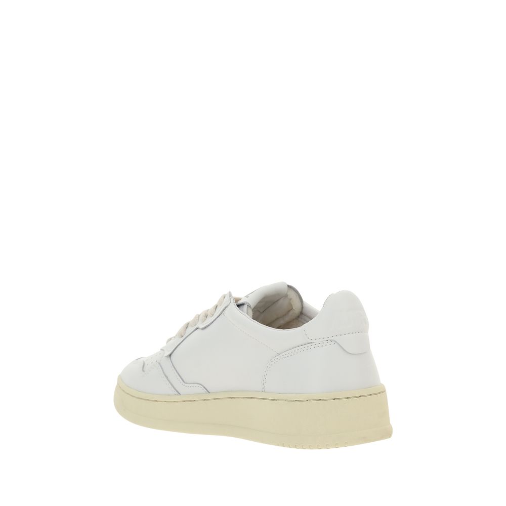 Autry White Leather Sneakers