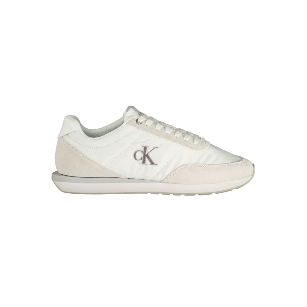 Calvin Klein White Recycled Men Sneaker