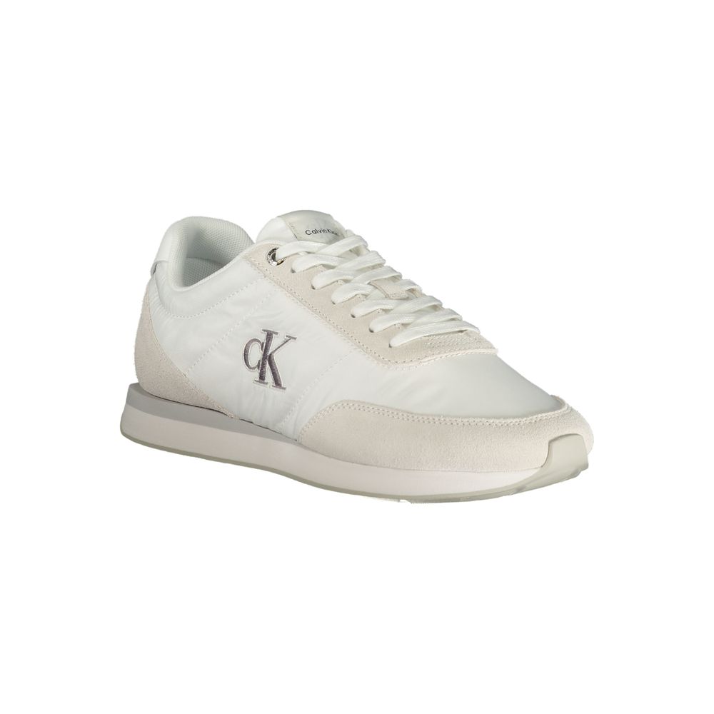 Calvin Klein White Recycled Men Sneaker