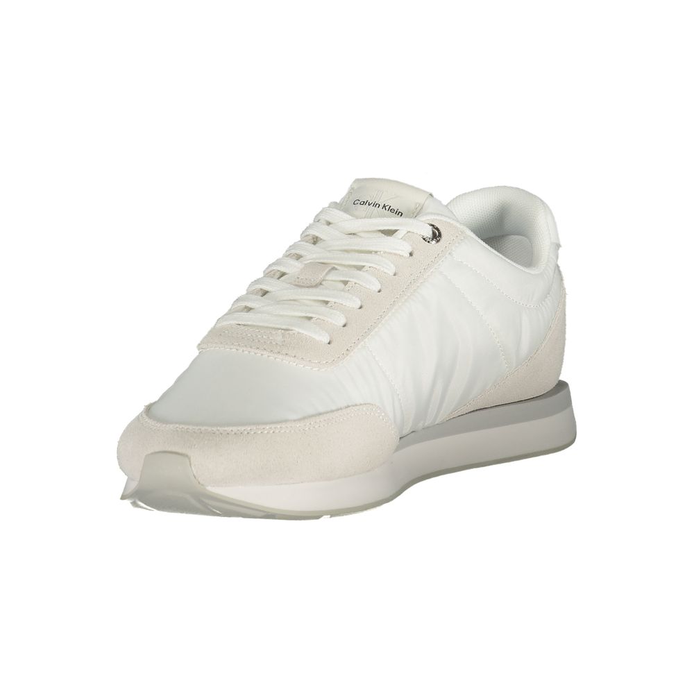 Calvin Klein White Recycled Men Sneaker
