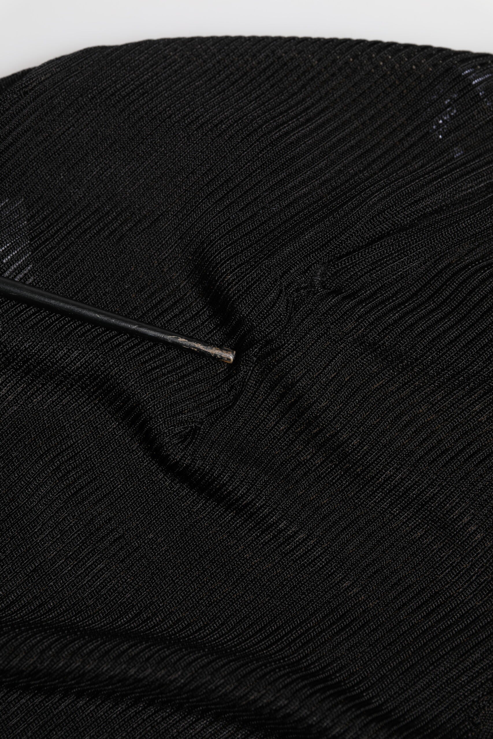 Dolce & Gabbana Black Viscose Turtle Neck Pullover Top