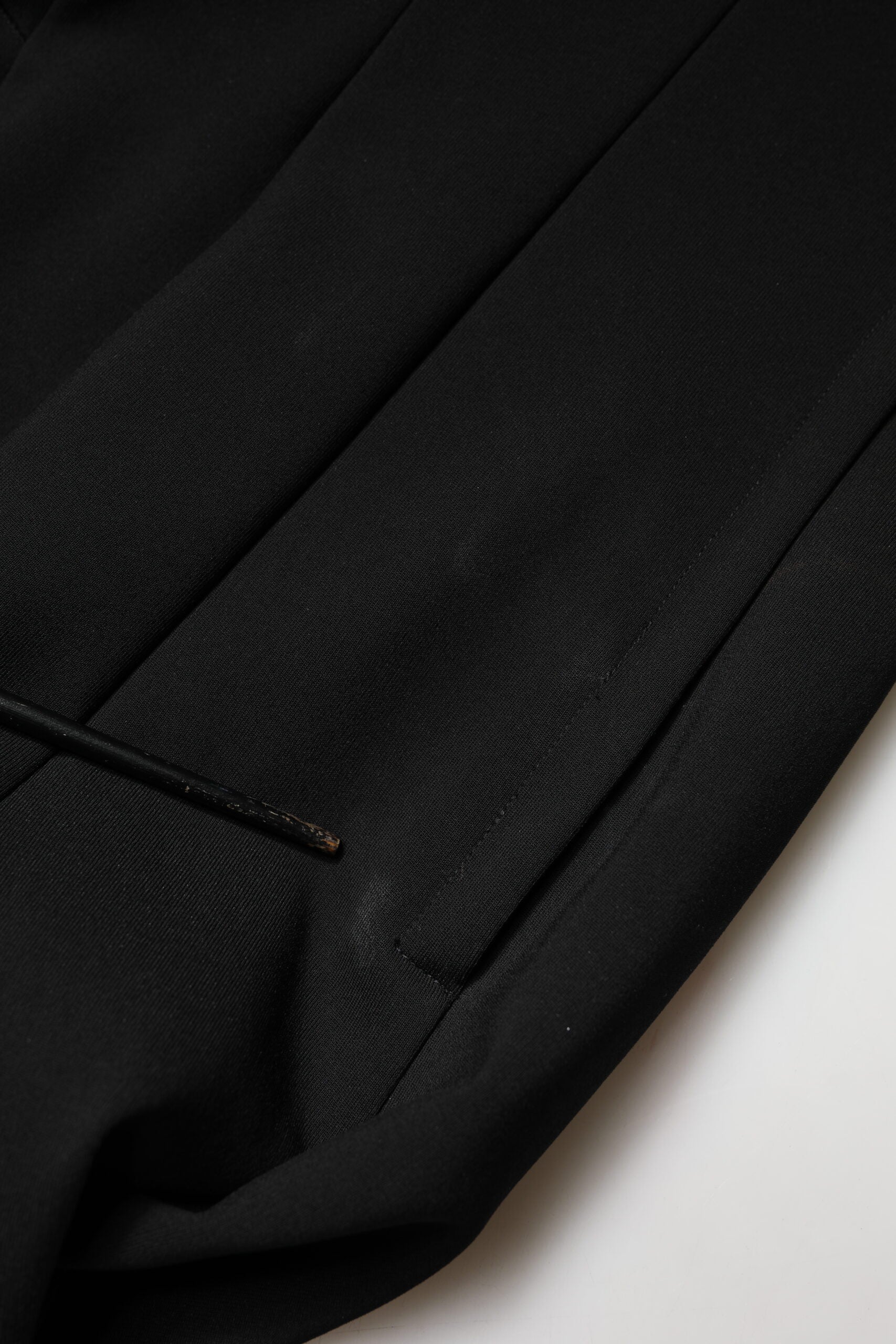 Pre-Owned Dolce & Gabbana Black Viscose Bodycon Sheath Midi Dress