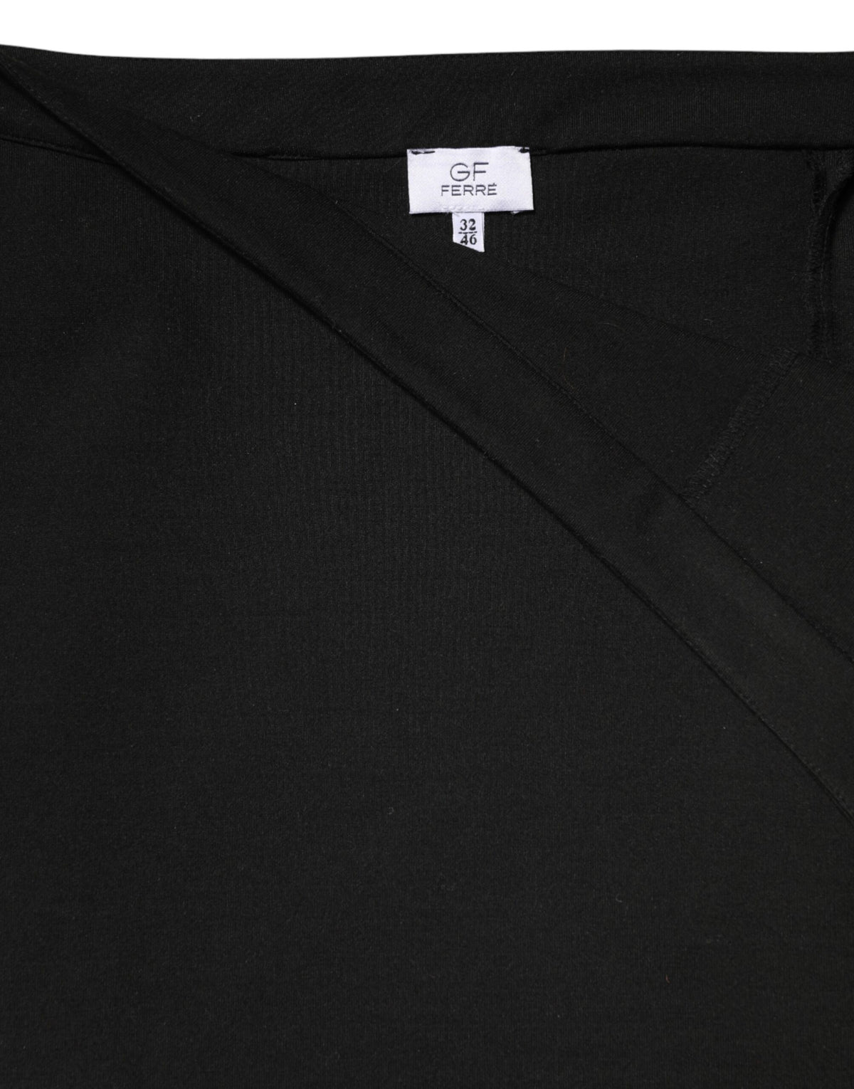 GF Ferre Black Pencil Cut Knee Length Women Skirt