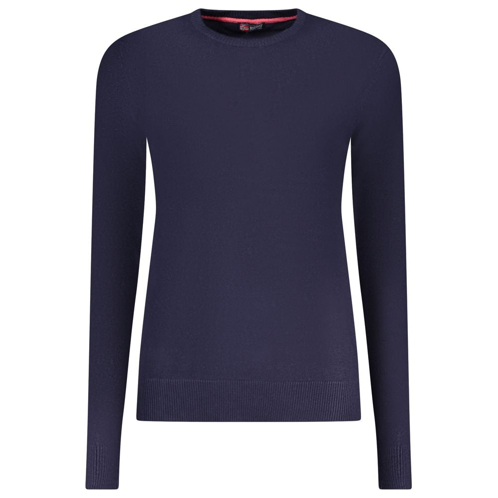 Norway 1963 Blu Viscose Donna Maglia