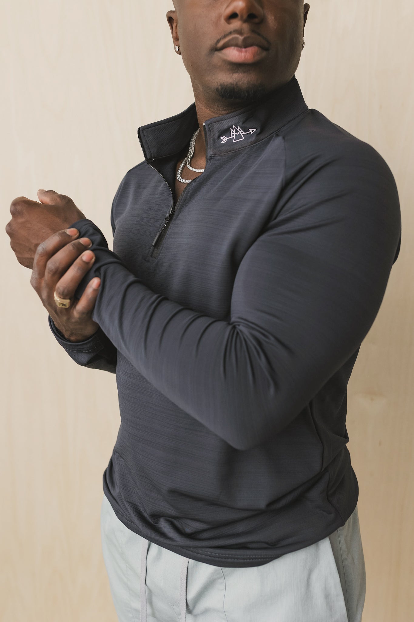 1/4 Zip Long Sleeve (M)