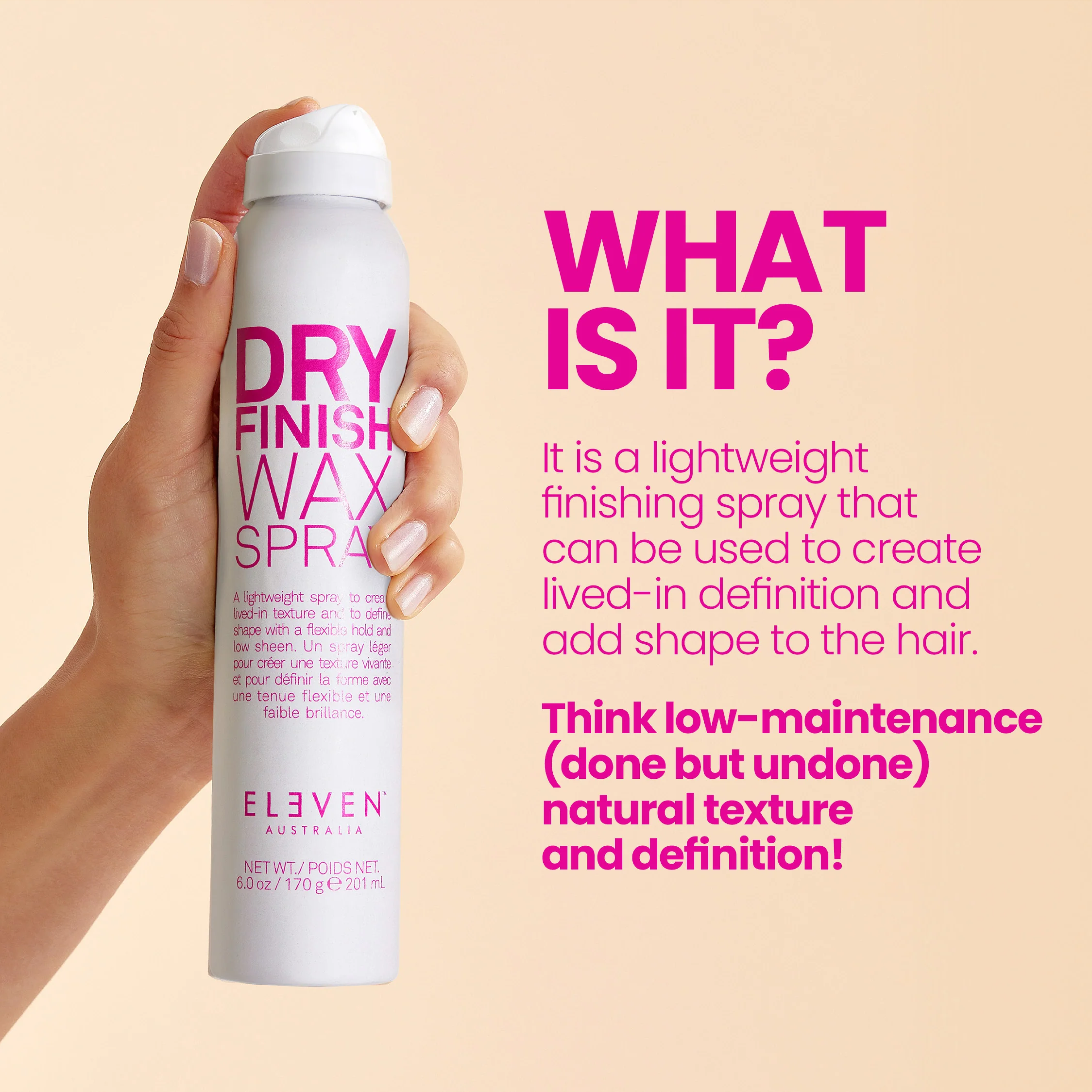 ELEVEN Australia Dry Finish Wax Spray