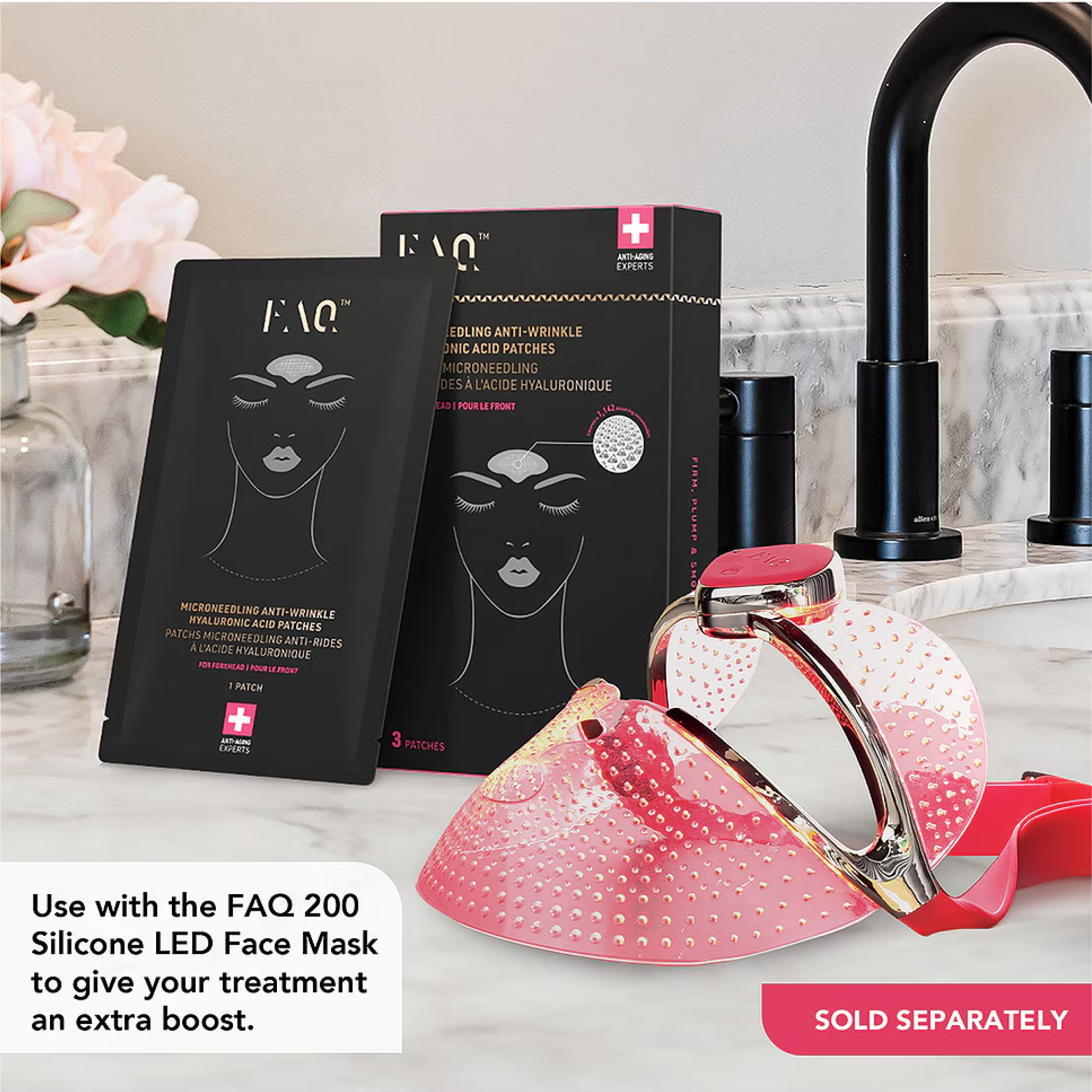FOREO FAQ Microneedling Patches For Forehead (3x)