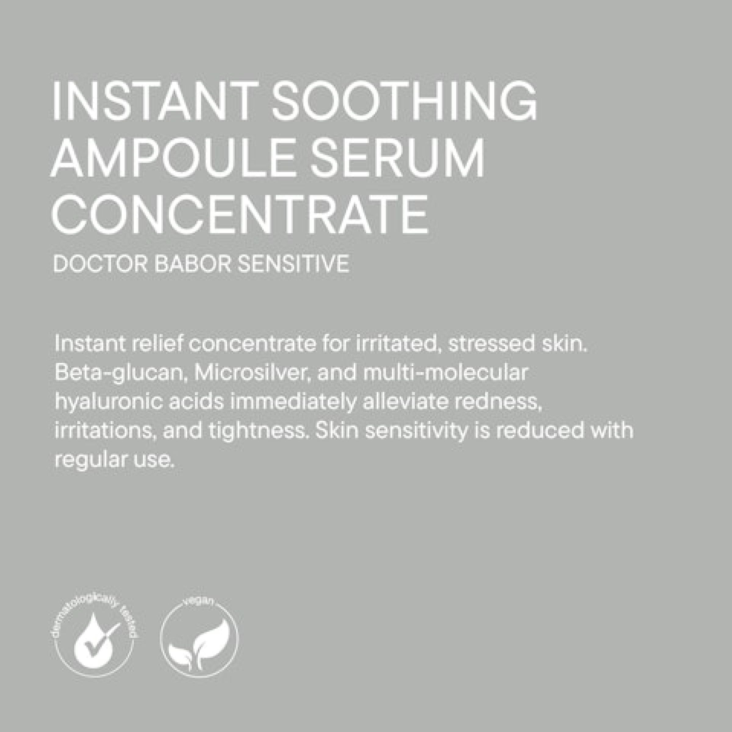 BABOR Instant Soothing Ampoule Serum Concentrate