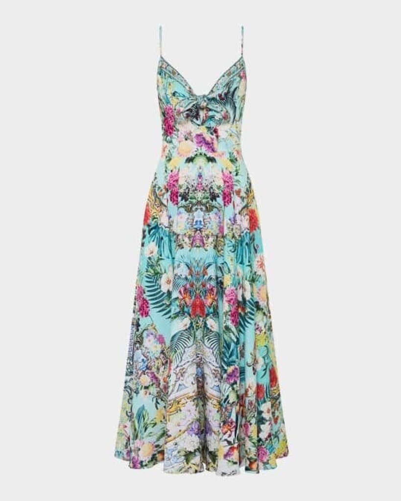 Camilla Gardens Of Queluz Floral Maxi Dress