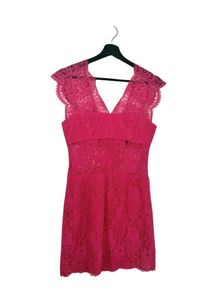BCBGMAXAZRIA Pink Lace Dress
