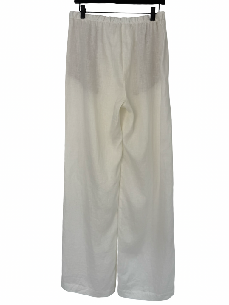 Enza Costa White Linen Everywhere Pants