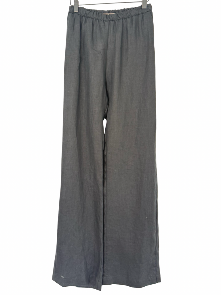 Enza Costa Black Linen Everywhere Pants