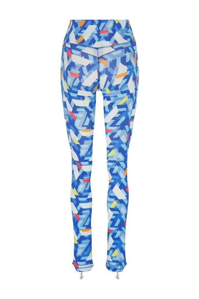 Ace Nayman Blue Patterned Lindsay Leggings