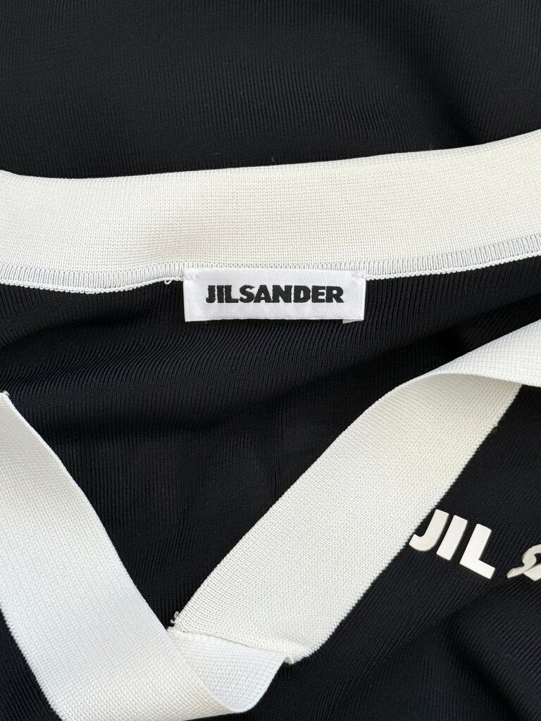 Jil Sander Black Polo Mini Dress