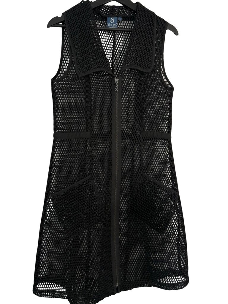 Samuel Dong Black Mesh Vest
