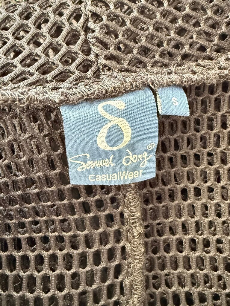 Samuel Dong Black Mesh Vest