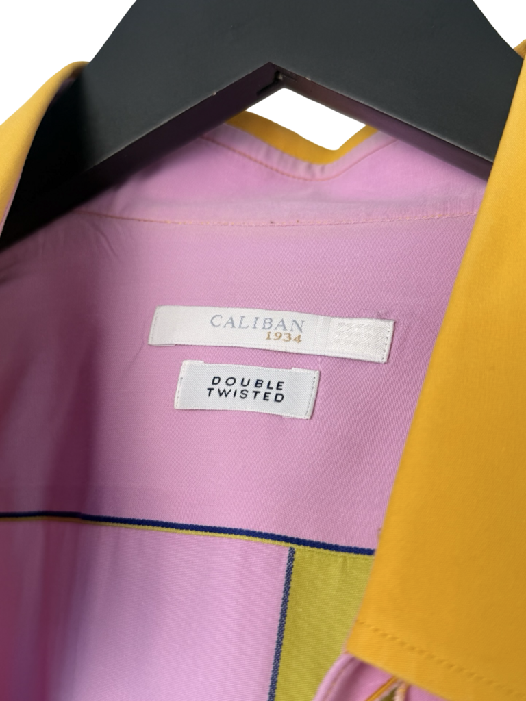 Caliban 1934 Double Twisted Color Block Shirt
